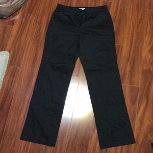 Straight leg work slacks